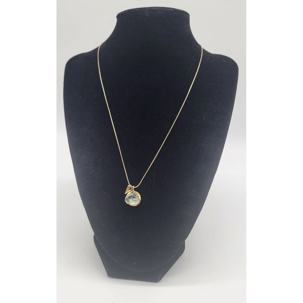 Luna Norte Necklace Gemstone Gold Plated